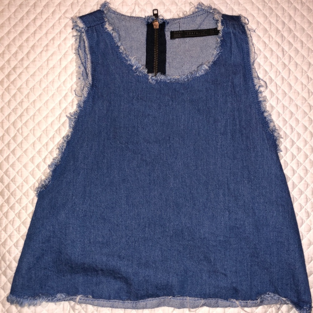 Jean Crop Top